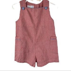 Petit Pomme Red Gingham Jon Jon
